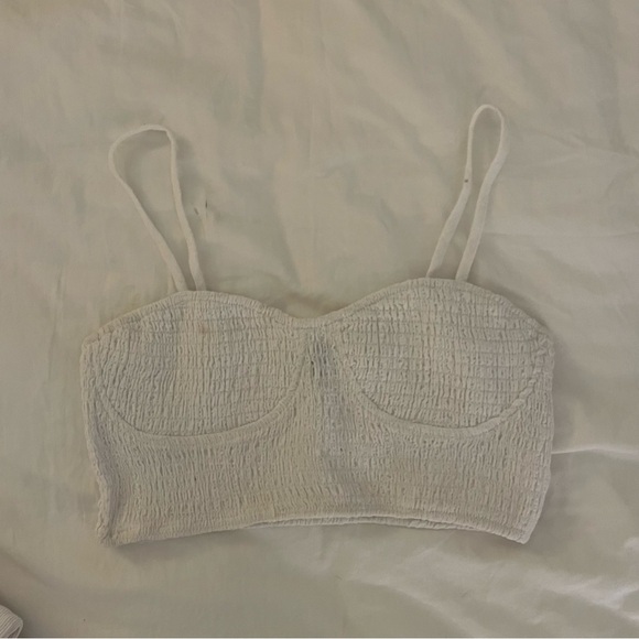 Balconette Crop Tank Top - Picture 1 of 2